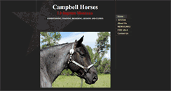 Desktop Screenshot of campbellhorses.com